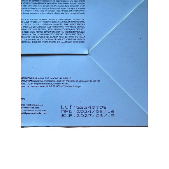 Grace & Stella Award Winning Under Eye Mask 3 Types 64 Total Yellow Pink Blue - Picture 3 of 6